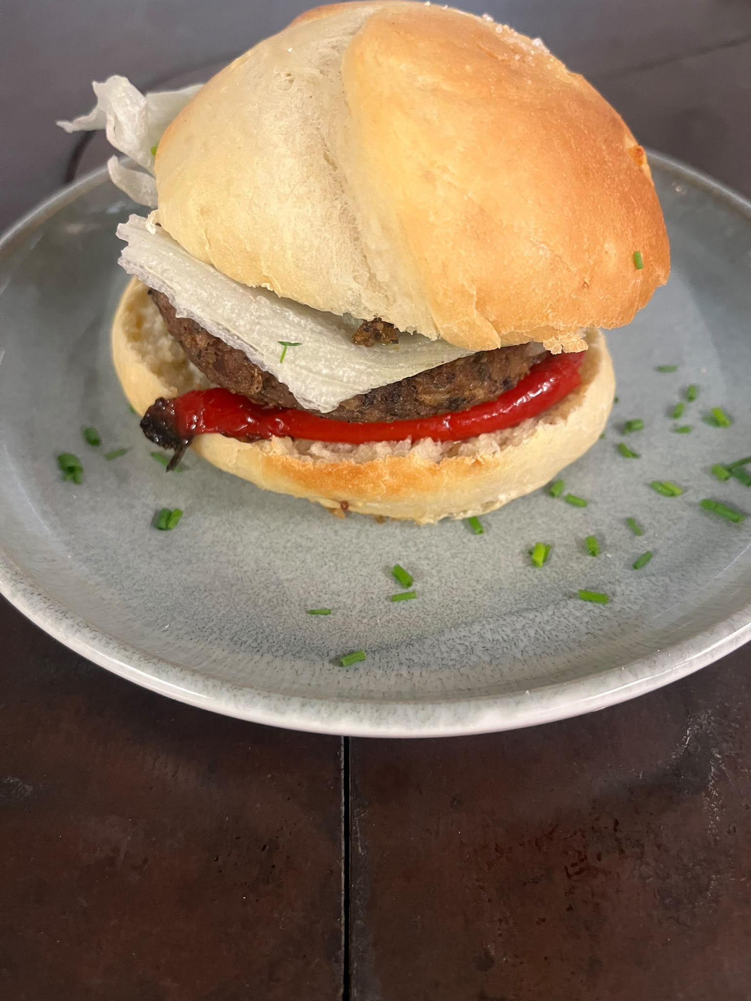 Steirischer veganer Burger